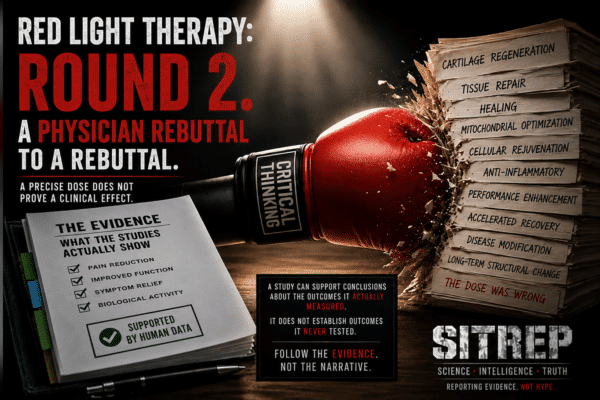 Red Light Therapy: Show Me the Evidence, Round 2